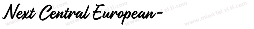 Next Central European字体转换